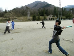 ４月に入り野球練習も再始動です。