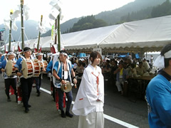 初夏大行事「道中祭り」ことしも参加しました。